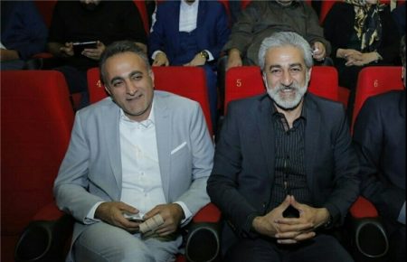 حمید و مجید آقاگلیان در رونمایی «ساعت 5 عصر»