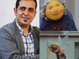 محمد لقمانیان+عروسک گردان قیمه و پشه در سریال مهمونی ایرج طهماسب